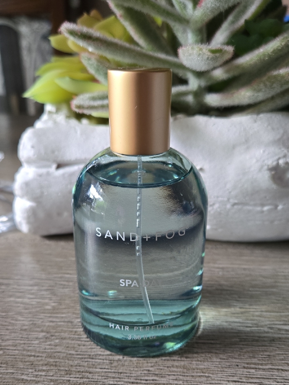 SAND + FOG Spa Day Hair Perfume - Light Aqua Bottle